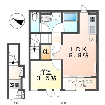 間取図 (仮)守山区上志段味新築アパート