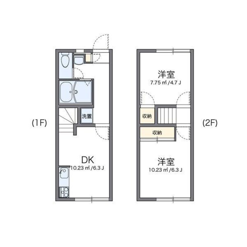 間取図 レオパレス紀陽