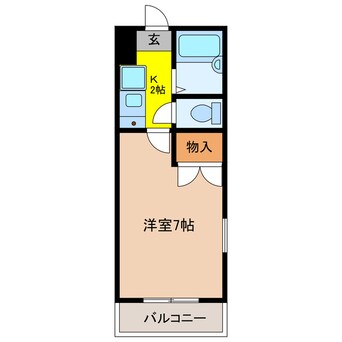 間取図 リヴハイツB