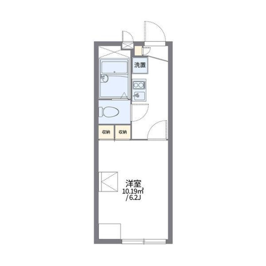 間取図 レオパレス守牧町