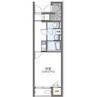 レオネクストファトミリー 1Kの間取り