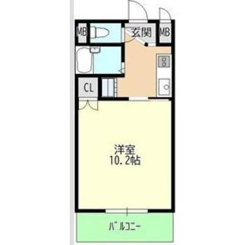 間取図 メルヴェーユ小幡I