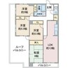 パウゼ藤ヶ丘 4LDKの間取り