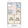 水野マンション 2LDKの間取り