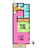 M・HOUSE 1LDKの間取り