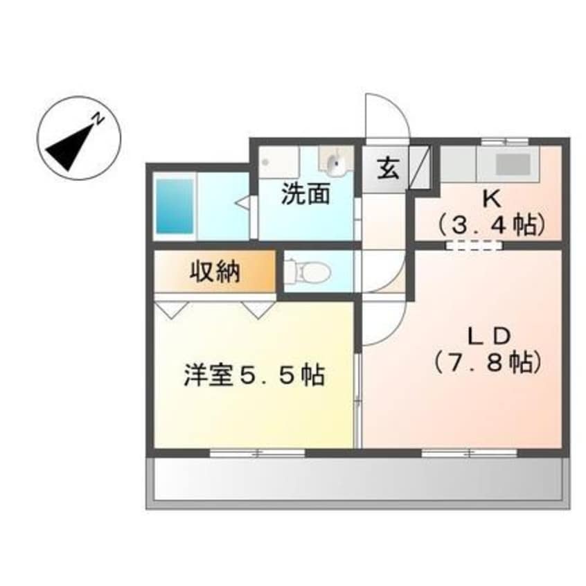間取図 Ｙ’ｓ　グランチェスタ