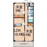 スカイコート坂上 2LDKの間取り