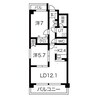 ハイツK&S 2LDKの間取り