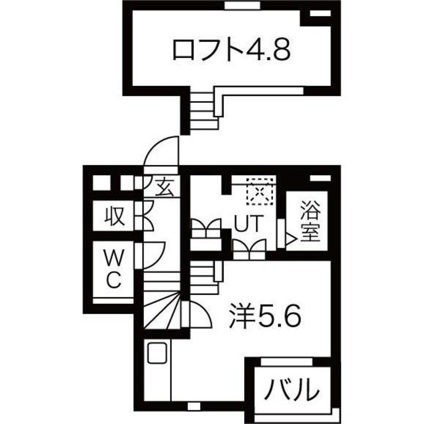 間取図 ランドスクエア上飯田