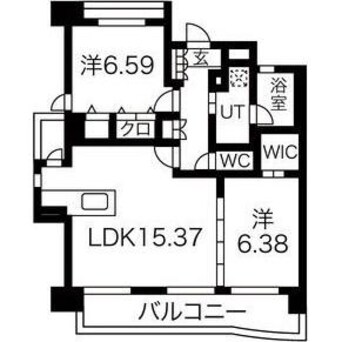 間取図 パラシオン西新