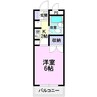 ヒルズ喜多山 1Kの間取り