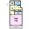 ヒルズ喜多山 1Kの間取り