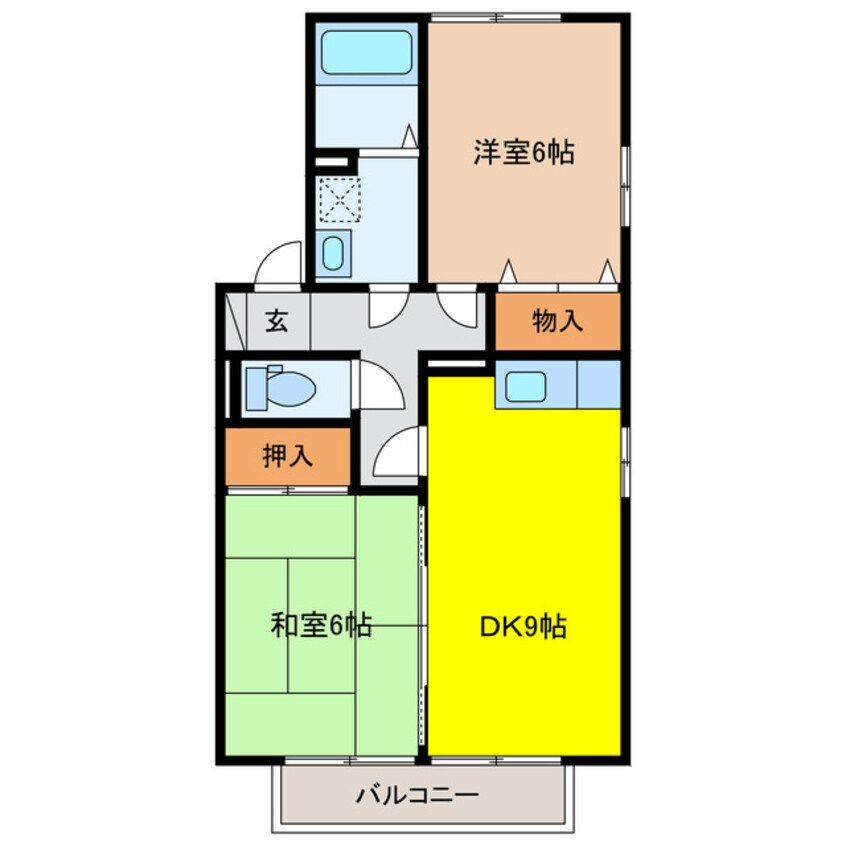 間取図 フローリッシュ　B