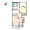 ファミーユ南山 1LDKの間取り