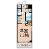 ハイツM&M 1Kの間取り