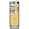 こばやしハイム 1Kの間取り