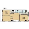 パークハイツ永森 2LDKの間取り