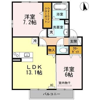 間取図 カーサ上の山