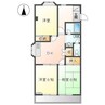 ヒルズふかだ 3DKの間取り