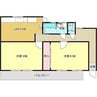 東松山町貸家 2LDKの間取り