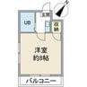 ヒルトップ平和ヶ丘 1Kの間取り
