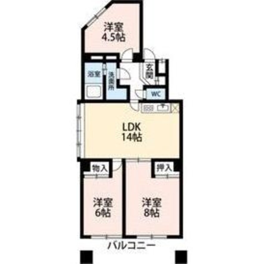 間取図 CIELO名東