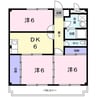 コーポ香 3DKの間取り