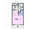 アポロⅠ 1Rの間取り