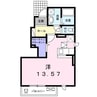 ネオプリマート 1Rの間取り