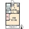 ベルアージュ 1Kの間取り