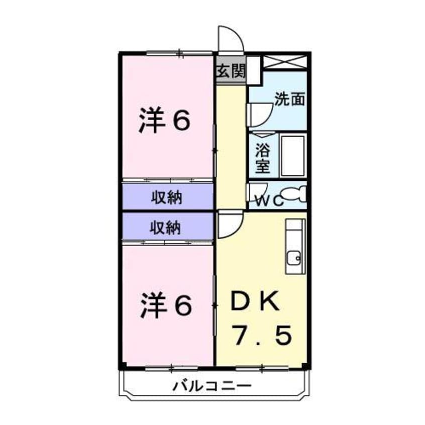間取図 コーポ静