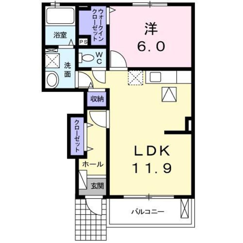 間取図 オーク　ヴィレッジ