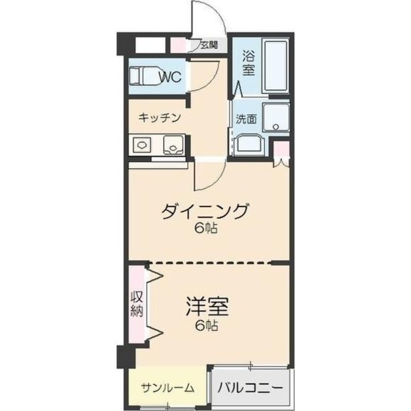 間取図 オオタ大針ビル