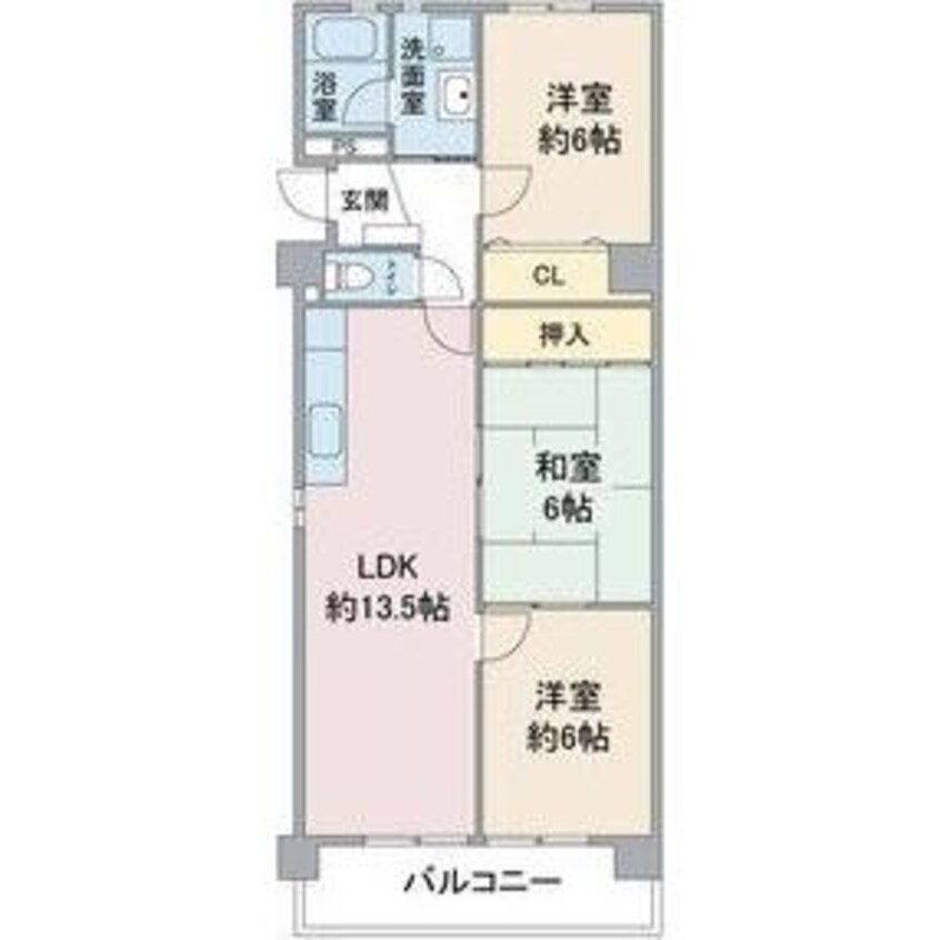 間取図 バトー・プレジール