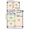 いづみハイツ平池 4LDKの間取り