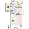 第2翠芳ビル 3LDKの間取り