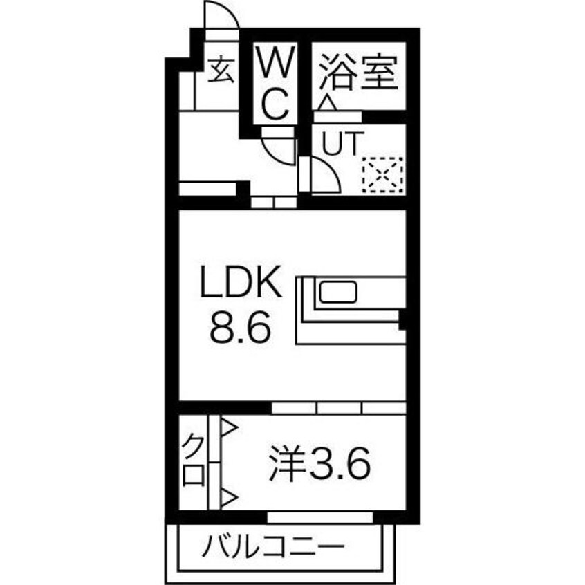 間取図 LeGioie新瀬戸駅