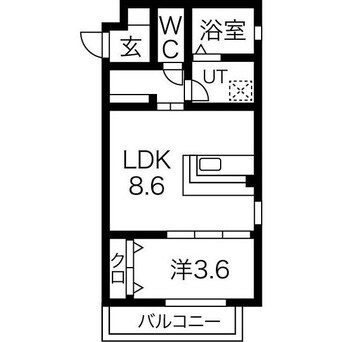 間取図 LeGioie新瀬戸駅