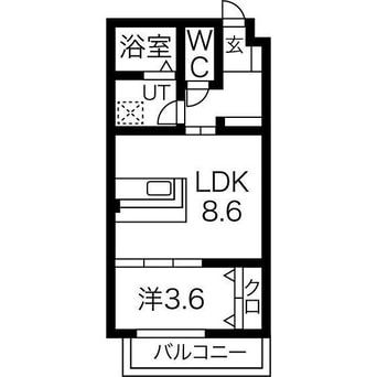 間取図 LeGioie新瀬戸駅