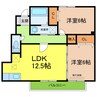 ビオトープ 2LDKの間取り