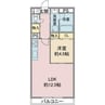 ヒヨシマンション 1LDKの間取り