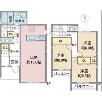 間取図 社台住宅