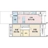 アプト上社 2LDKの間取り