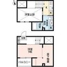 エクステンション　K(エクステンションケー) 1Rの間取り