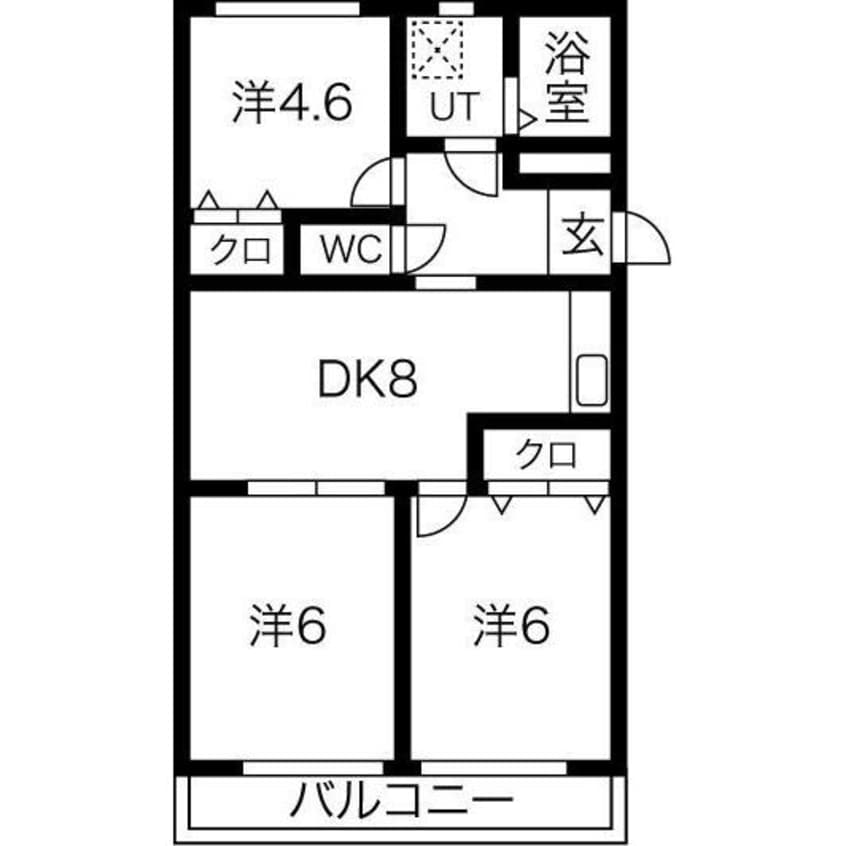 間取図 ファミールイレブン