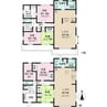 瀬戸市ひまわり台戸建 5LDK+Sの間取り