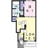 スマイルローズＩＳＭ 1LDKの間取り