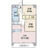 レージュ竜泉 2LDKの間取り