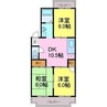 長谷川ビル 3DKの間取り