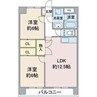 レージュ至来 2LDKの間取り